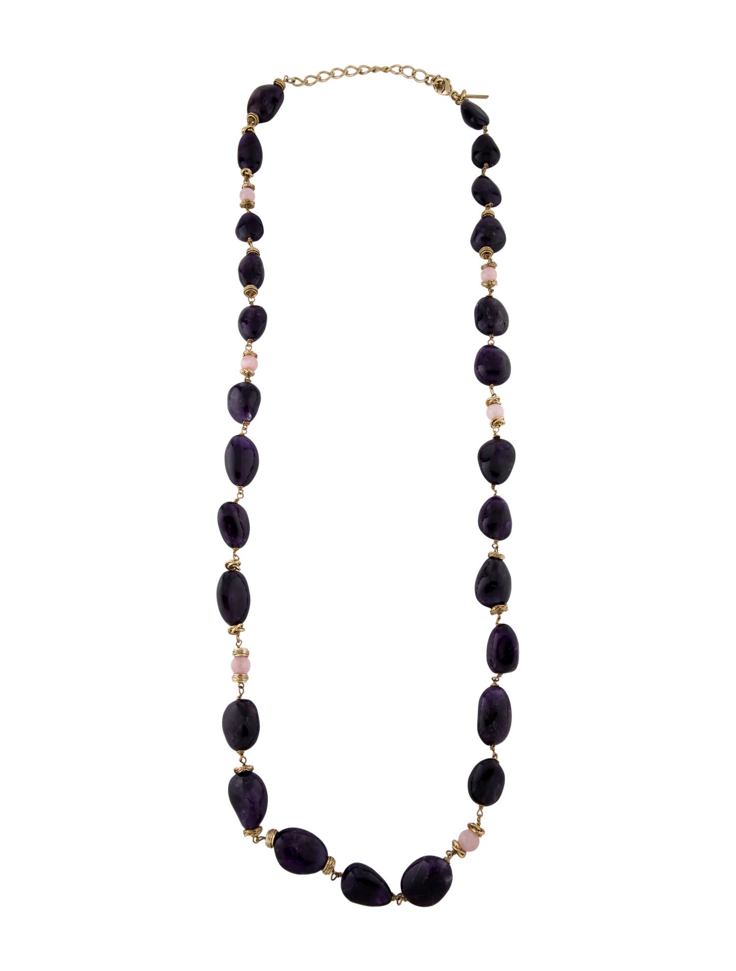 Oscar de la Renta Multi Stone Collar Necklace