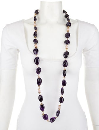 Oscar de la Renta Multi Stone Collar Necklace