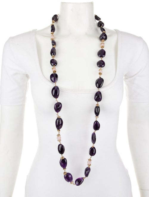 Oscar de la Renta Multi Stone Collar Necklace