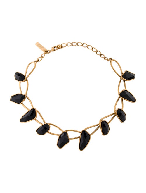 Oscar de la Renta Crystal Collar Necklace
