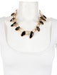 Oscar de la Renta Crystal Collar Necklace