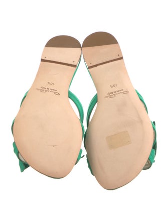 Oscar de la Renta Suede Slides