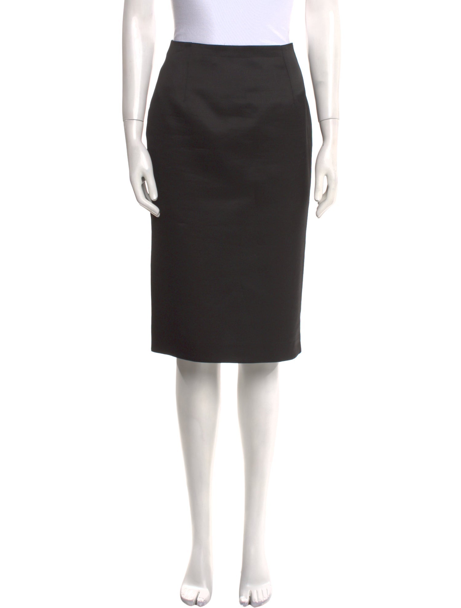 Oscar de la Renta Wool Knee-Length Skirt