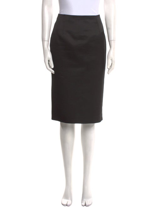Oscar de la Renta Wool Knee-Length Skirt