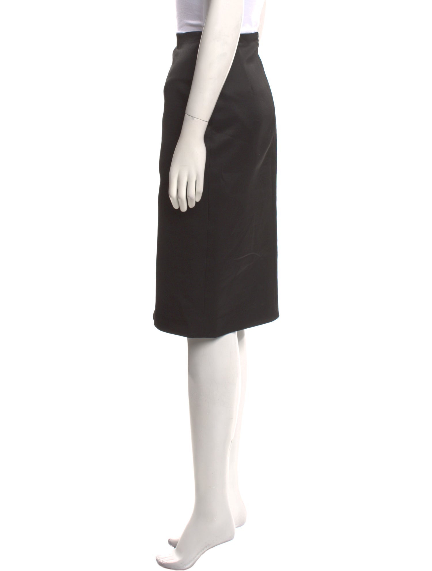 Oscar de la Renta Wool Knee-Length Skirt