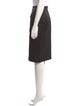 Oscar de la Renta Wool Knee-Length Skirt
