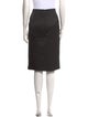 Oscar de la Renta Wool Knee-Length Skirt