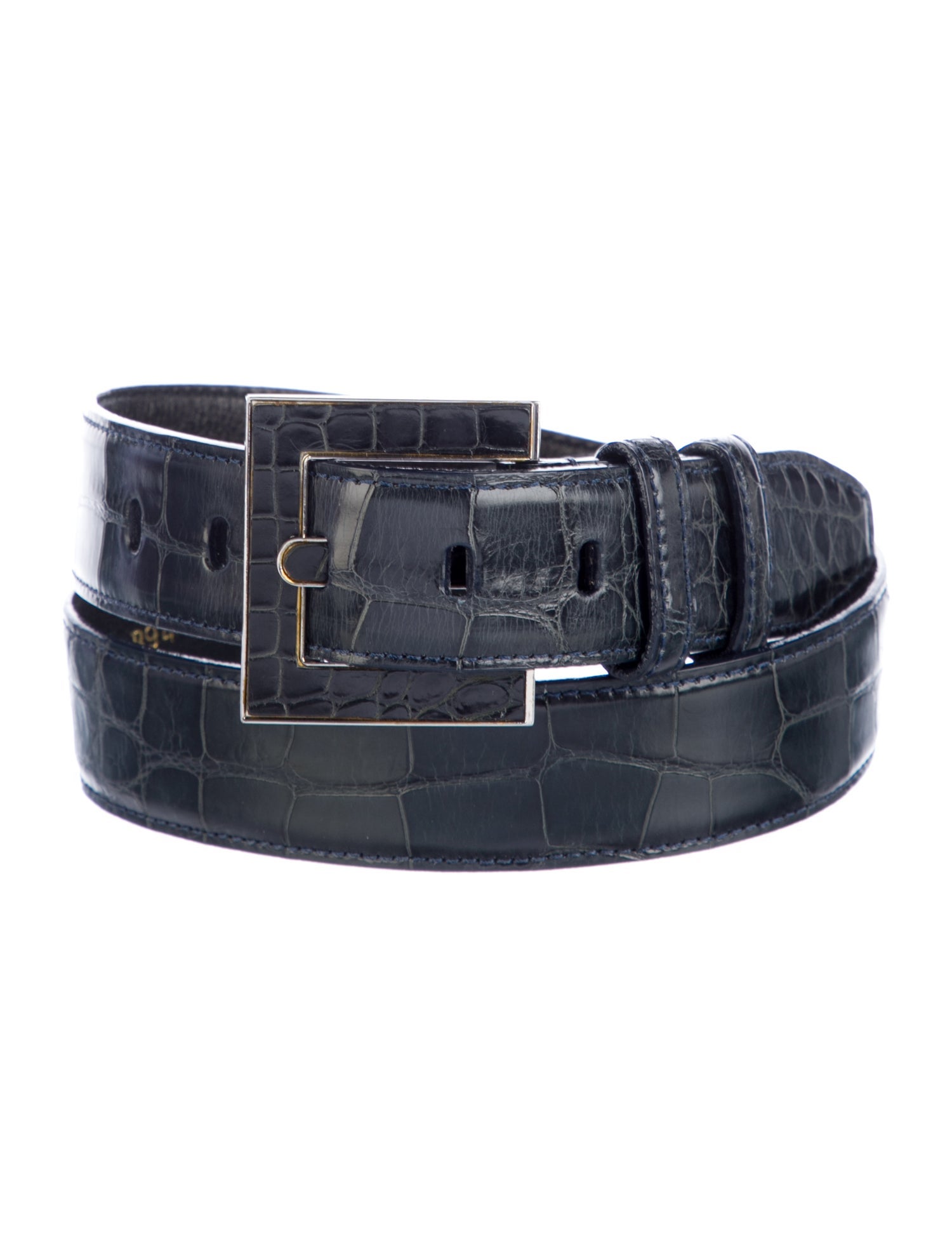 Oscar de la Renta Alligator Belt