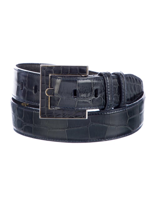Oscar de la Renta Alligator Belt