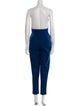 Oscar de la Renta Wool One-Shoulder Jumpsuit