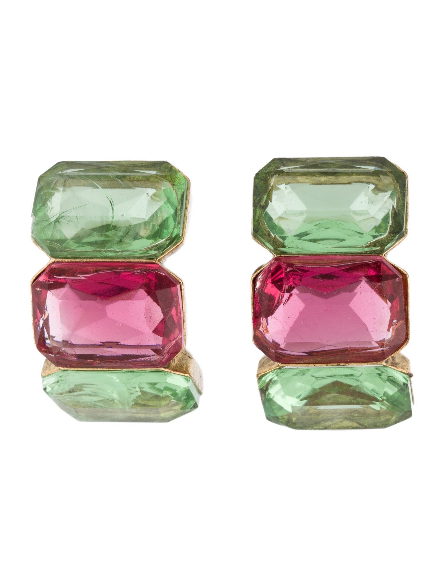 Oscar de la Renta Crystal Drop Earring