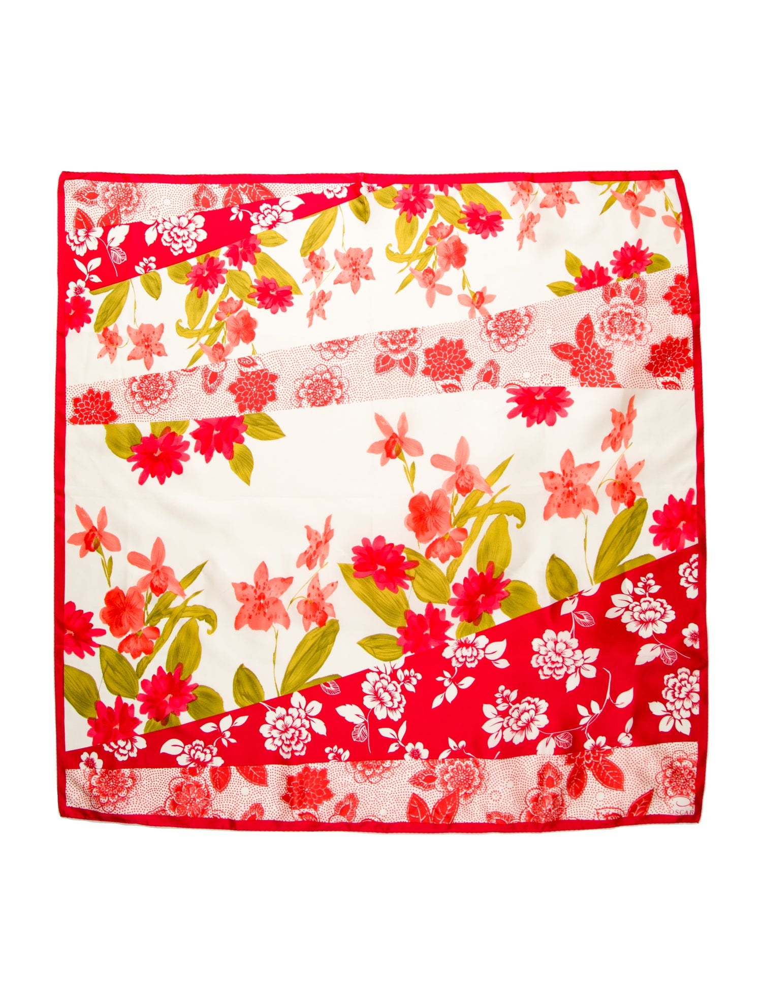 Oscar de la Renta Silk Printed Scarf