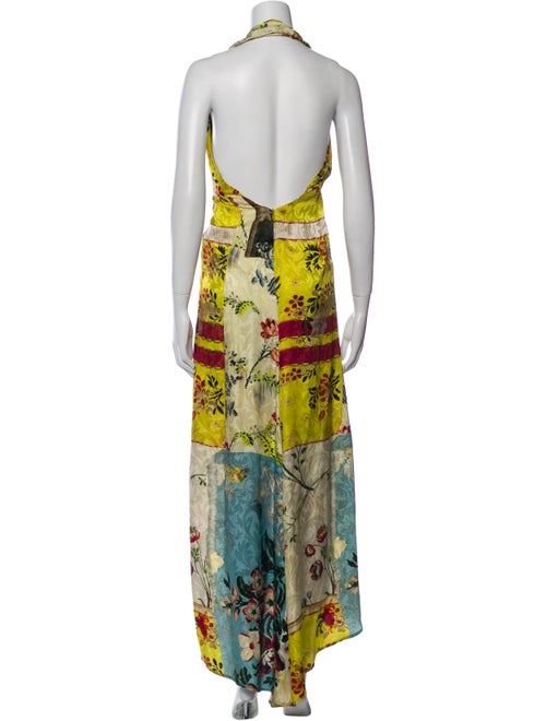 Oscar de la Renta Silk Long Dress