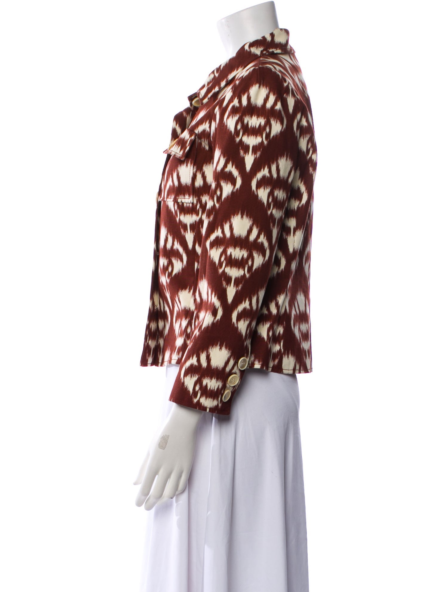 Oscar de la Renta Printed Jacket