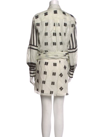 Oscar de la Renta Printed Mini Dress