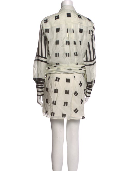 Oscar de la Renta Printed Mini Dress