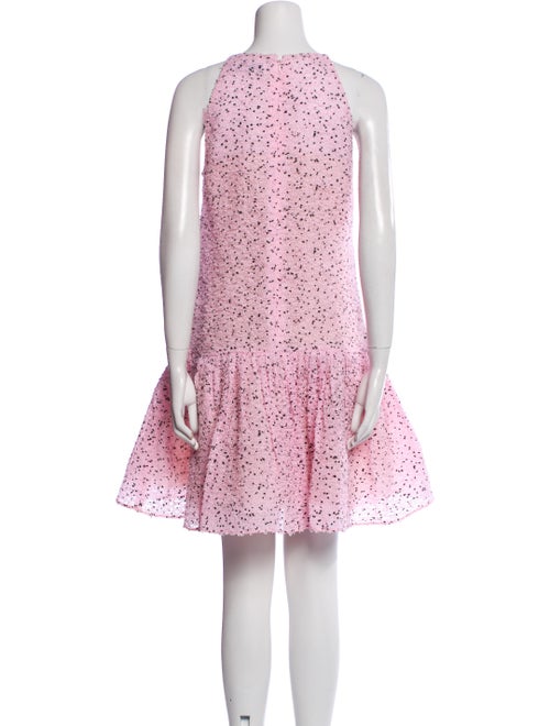 Oscar de la Renta Printed Mini Dress