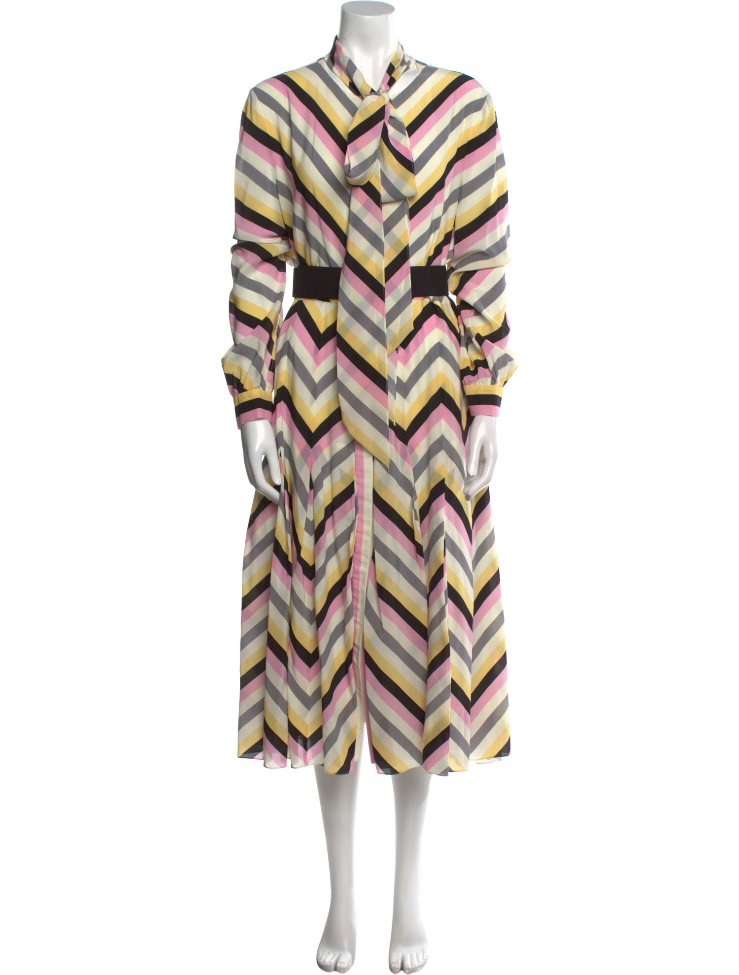 Oscar de la Renta Silk Long Dress