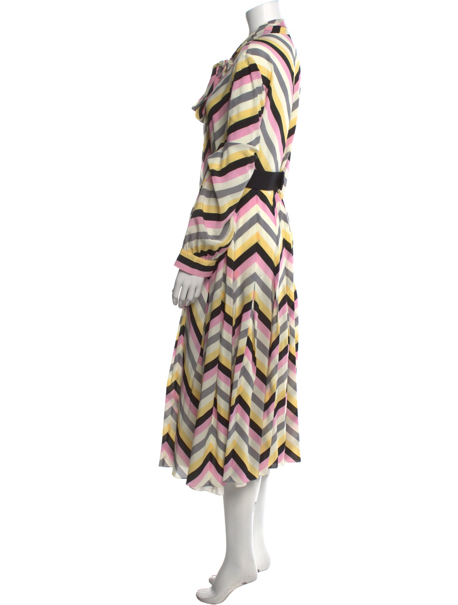 Oscar de la Renta Silk Long Dress