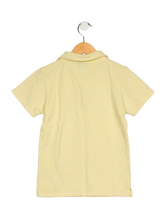 Oscar de la Renta Boys' Yellow Collared Shirt