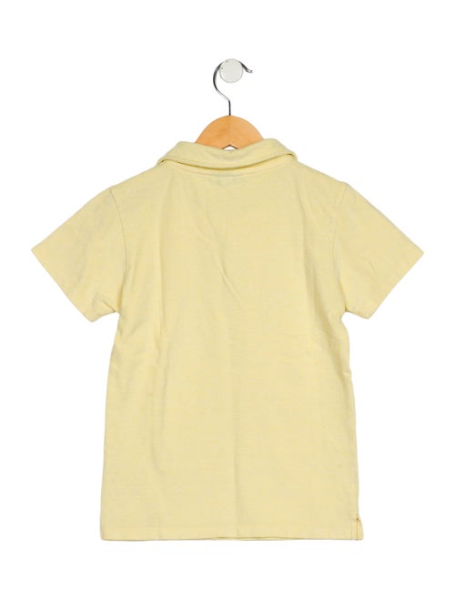 Oscar de la Renta Boys' Yellow Collared Shirt