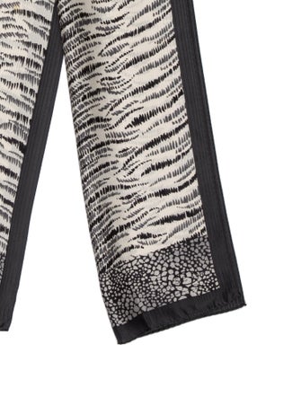 Oscar de la Renta Silk Printed Scarf