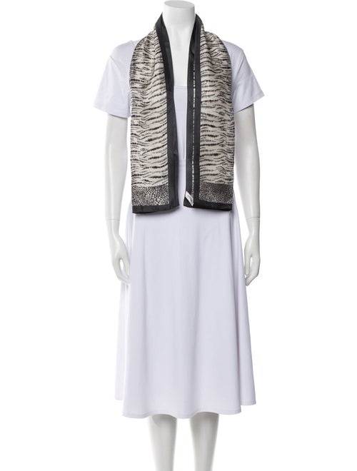 Oscar de la Renta Silk Printed Scarf