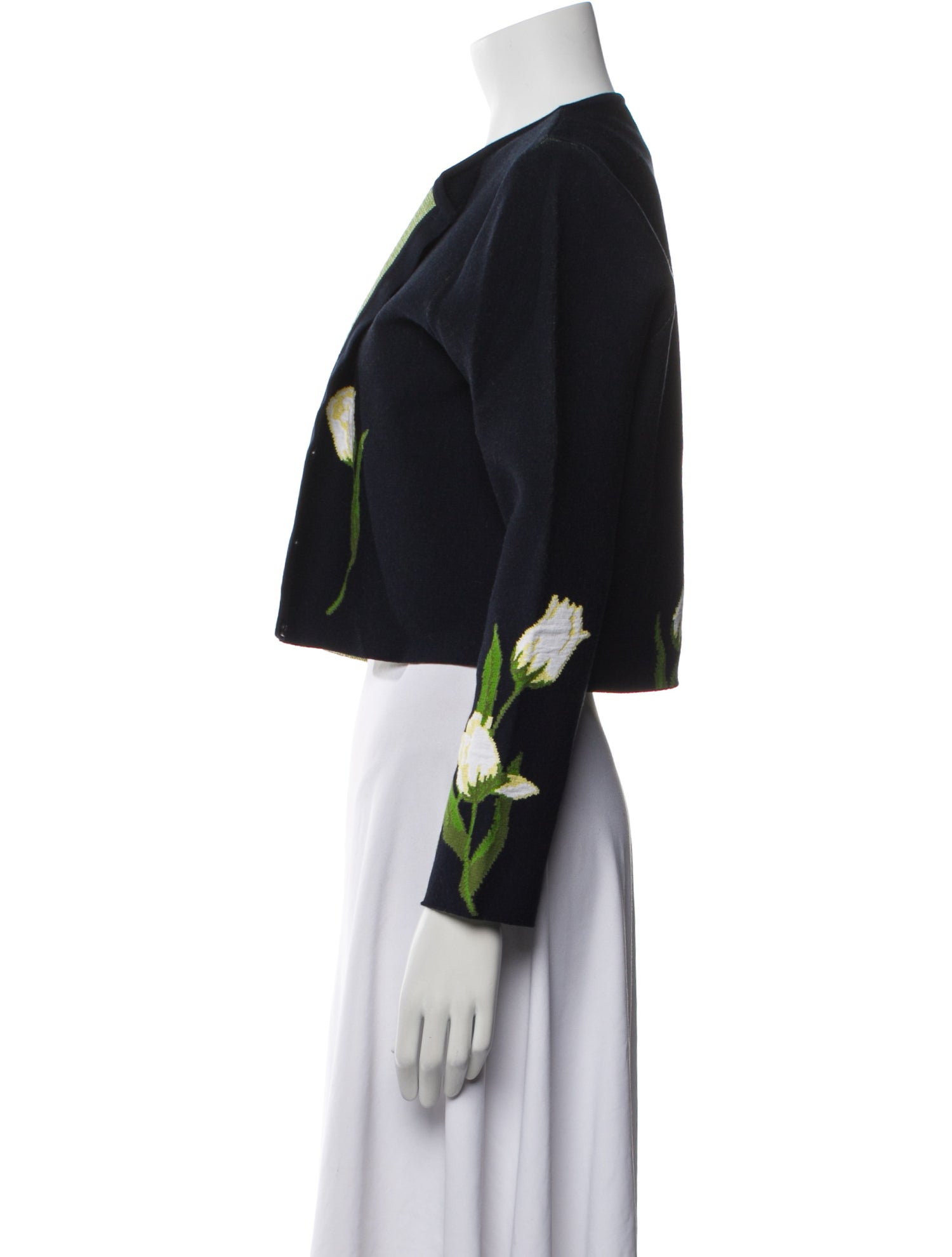 Oscar de la Renta 2023 Open Front Sweater