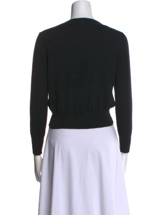Oscar de la Renta Cashmere Crew Neck Sweater