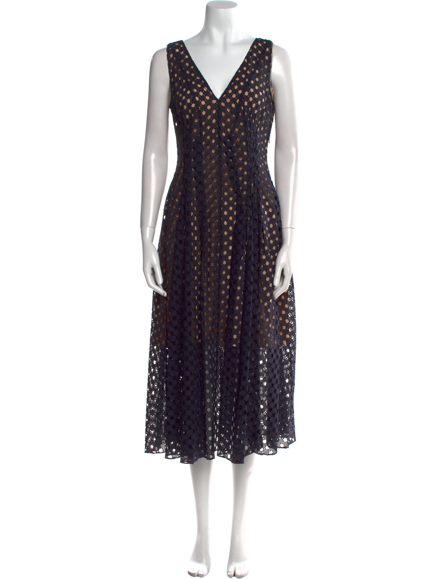 Oscar de la Renta Printed Long Dress