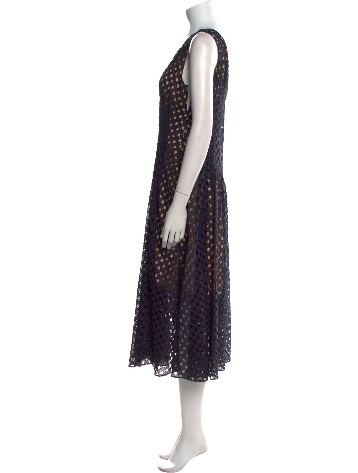 Oscar de la Renta Printed Long Dress