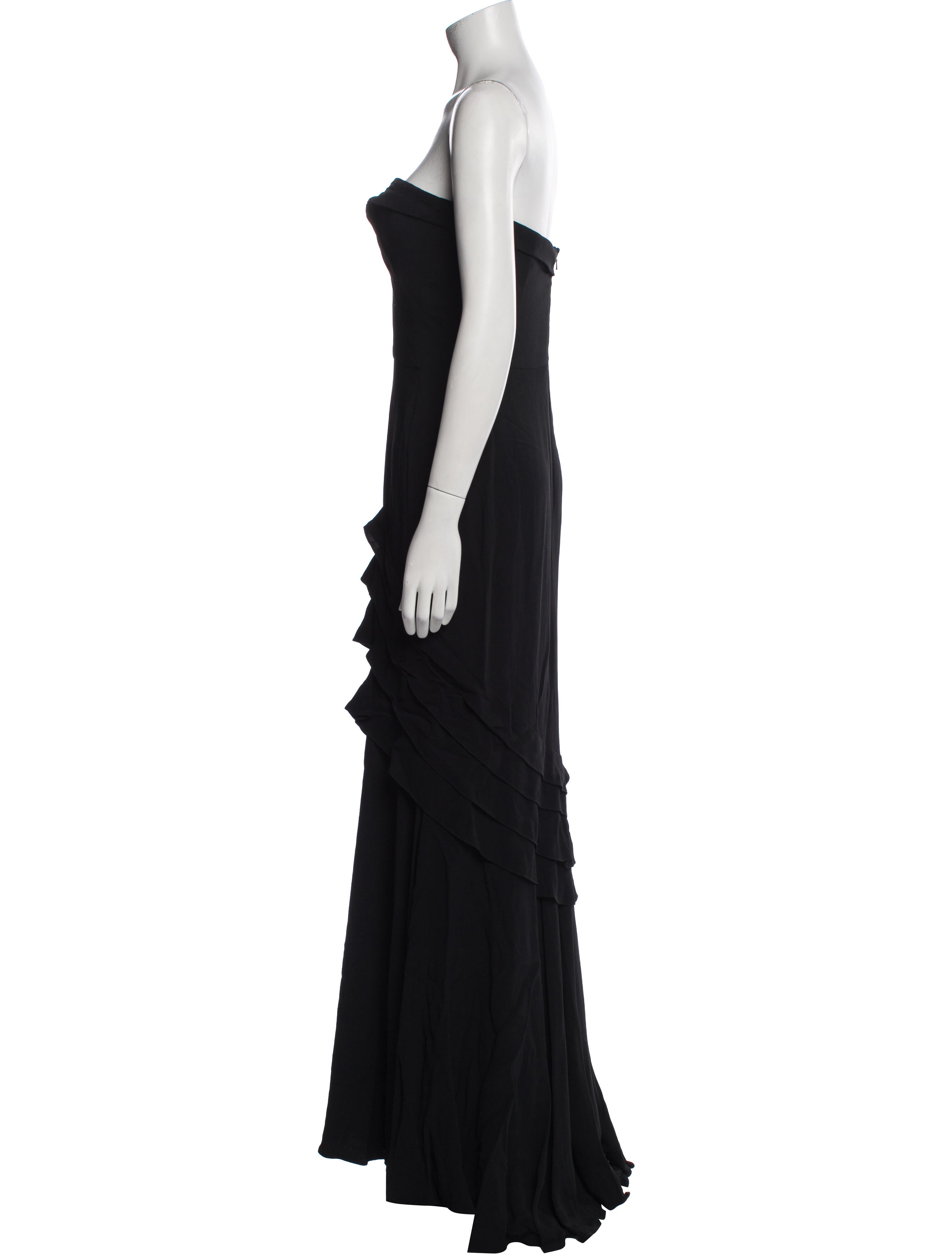 Oscar de la Renta Silk Long Dress