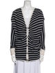 Oscar de la Renta Cashmere Striped Sweater