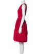 Oscar de la Renta Silk Knee-Length Dress