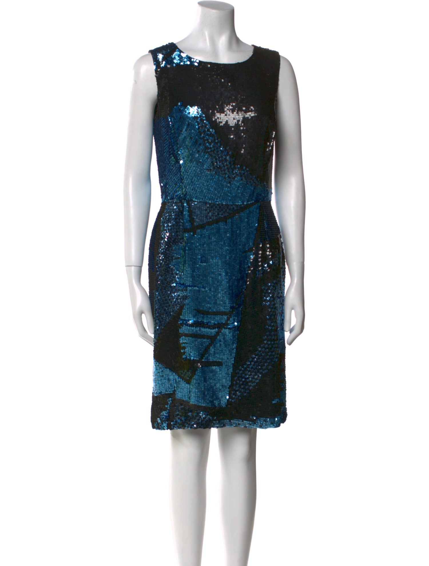 Oscar de la Renta Silk Knee-Length Dress