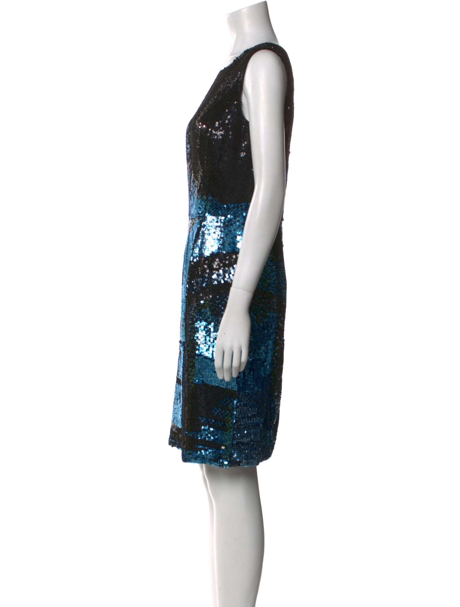Oscar de la Renta Silk Knee-Length Dress