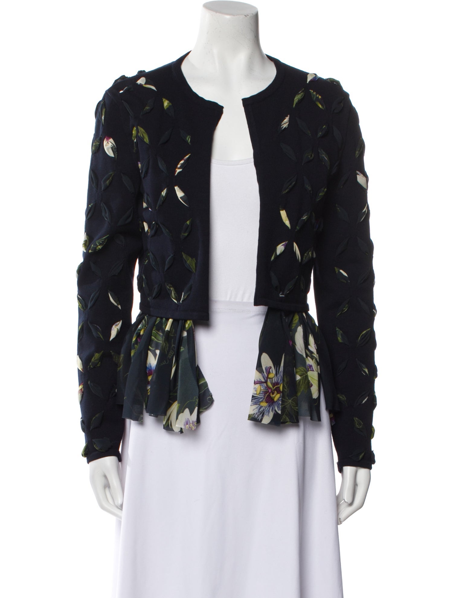 Oscar de la Renta 2023 Printed Evening Jacket