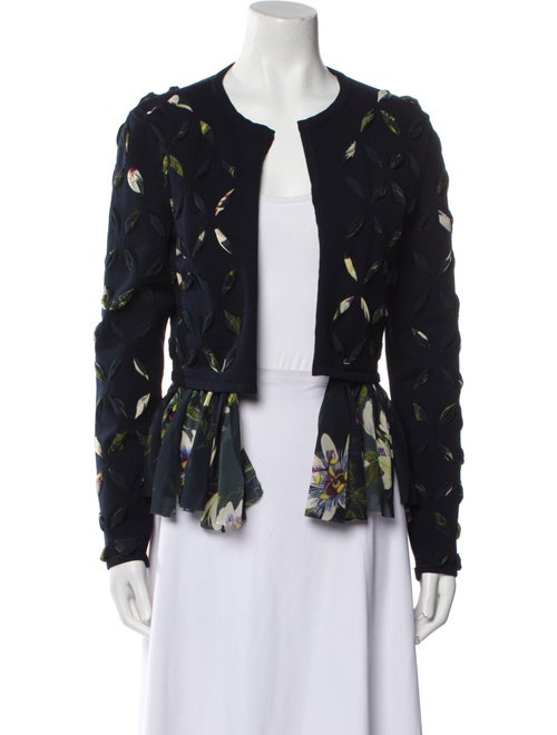 Oscar de la Renta 2023 Printed Evening Jacket