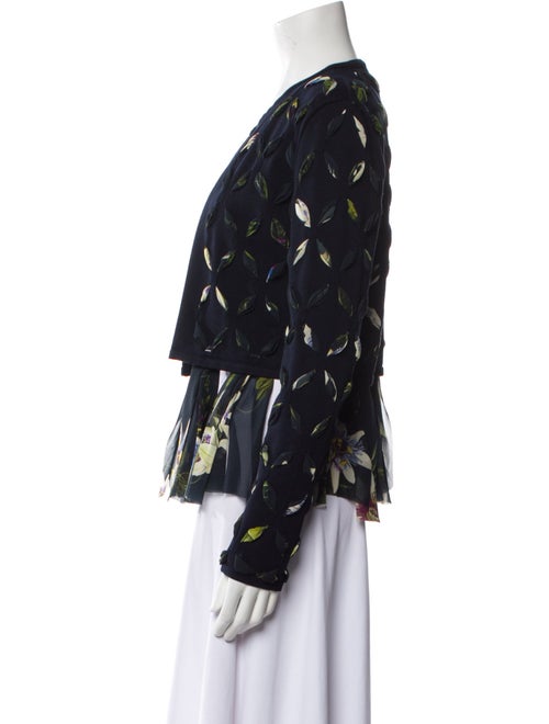 Oscar de la Renta 2023 Printed Evening Jacket