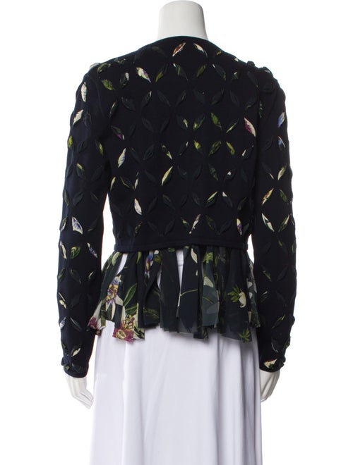 Oscar de la Renta 2023 Printed Evening Jacket