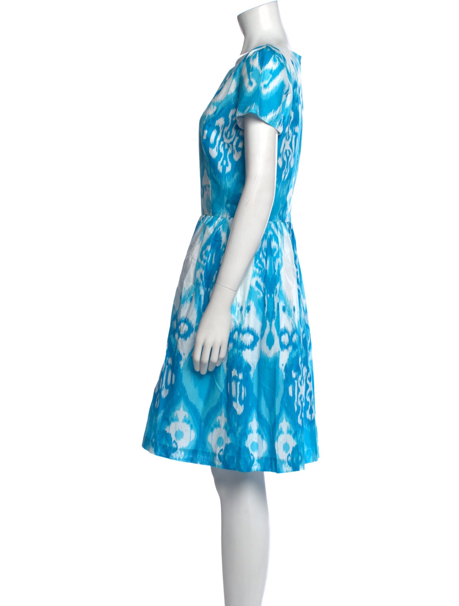 Oscar de la Renta Printed Knee-Length Dress