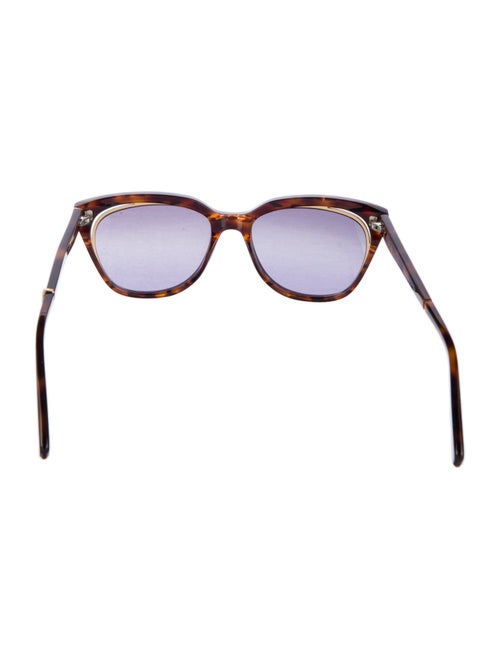 Oscar de la Renta Cat-Eye Mirrored Sunglasses