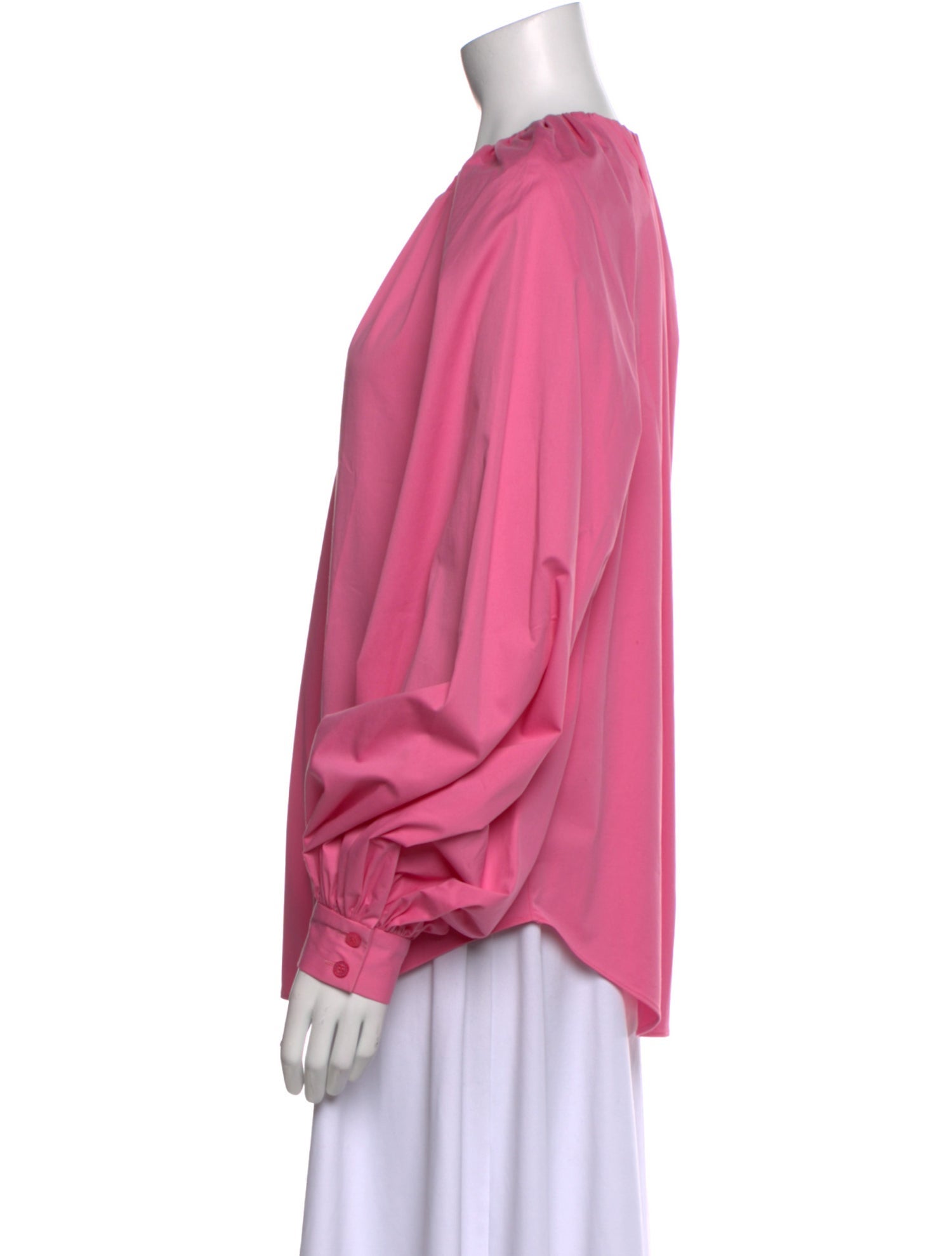 Oscar de la Renta Crew Neck Long Sleeve Blouse w/ Tags