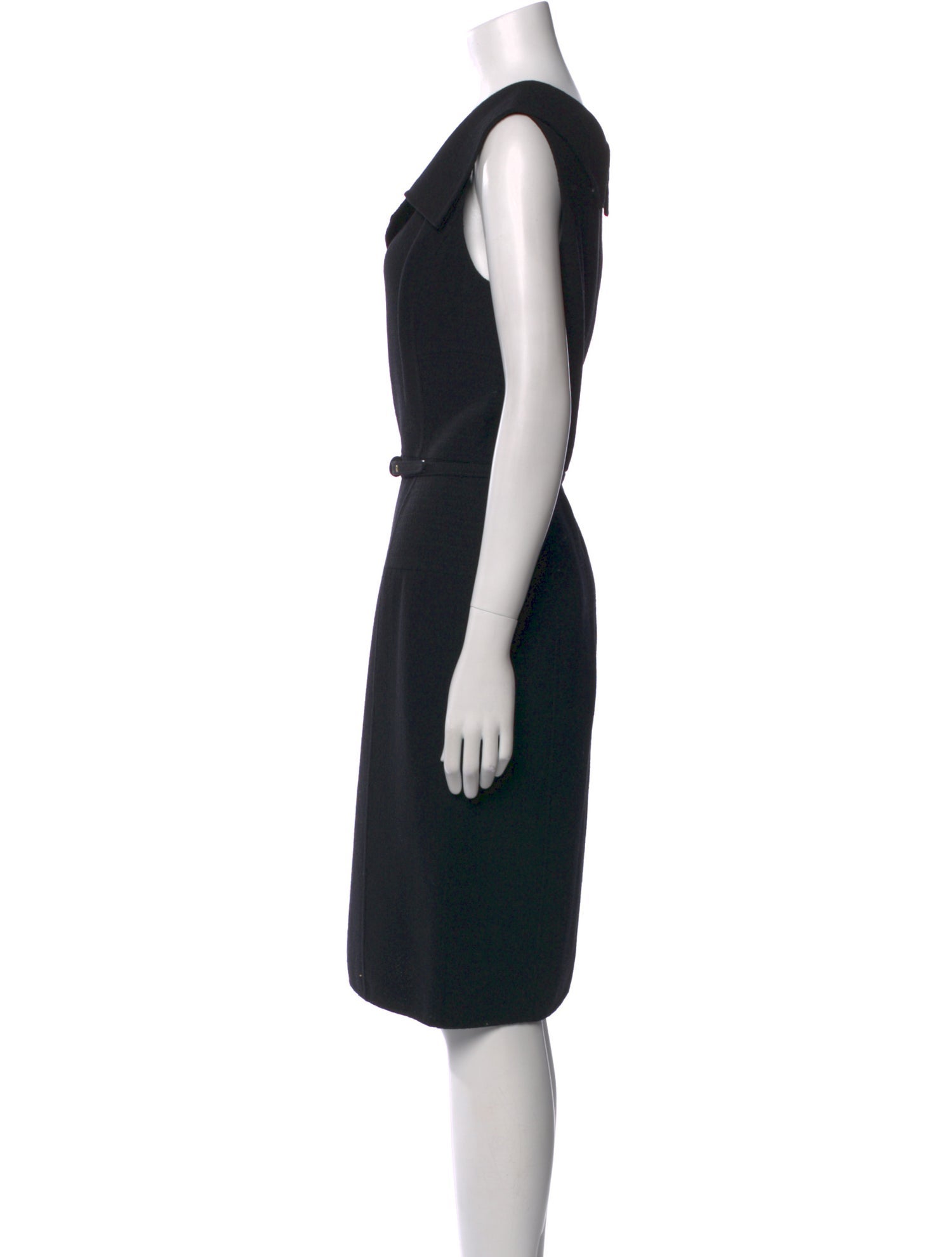 Oscar de la Renta Wool Knee-Length Dress
