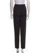 Oscar de la Renta Wool Straight Leg Pants