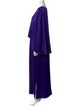 Oscar de la Renta Bateau Neckline Long Dress