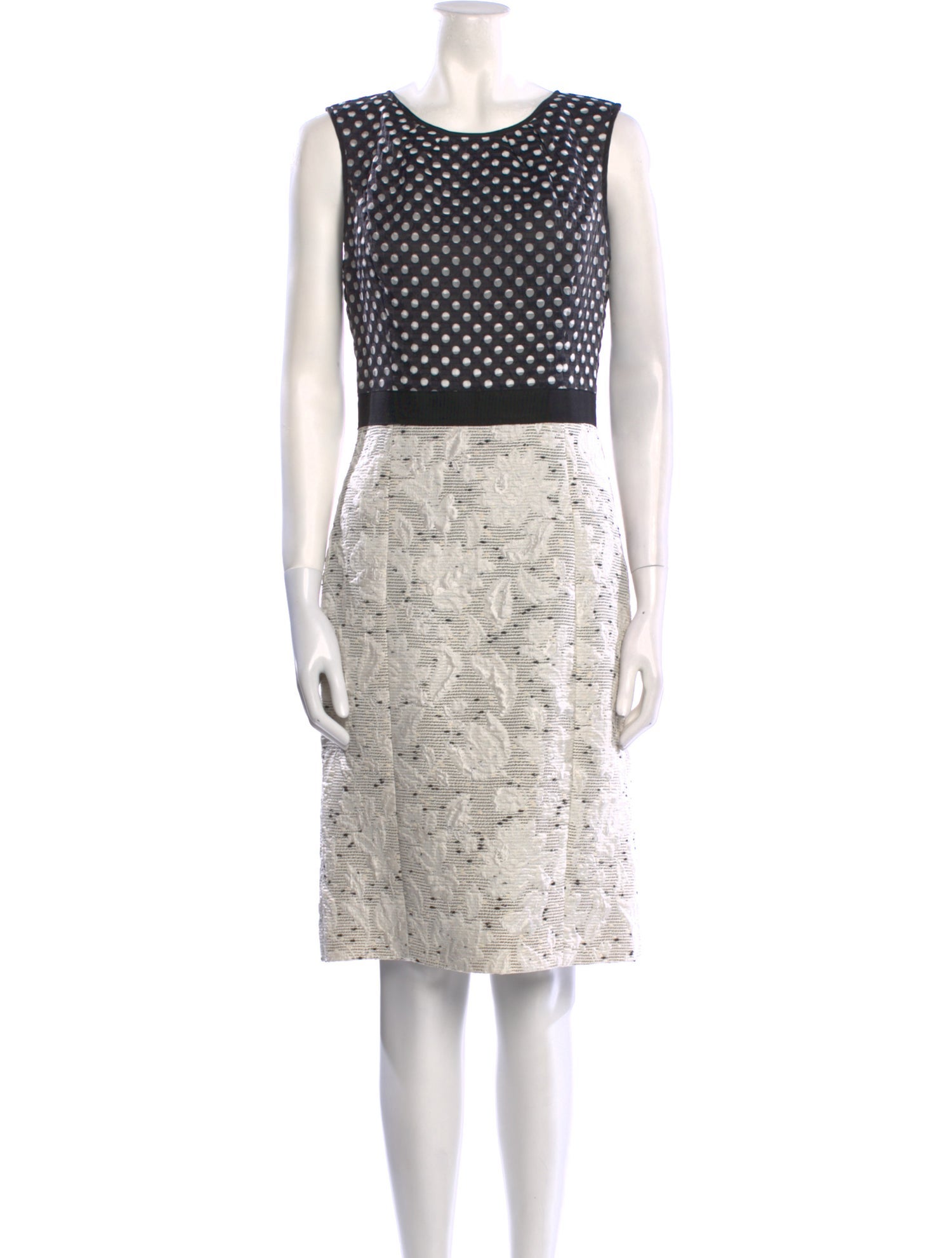 Oscar de la Renta Printed Knee-Length Dress