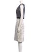 Oscar de la Renta Printed Knee-Length Dress