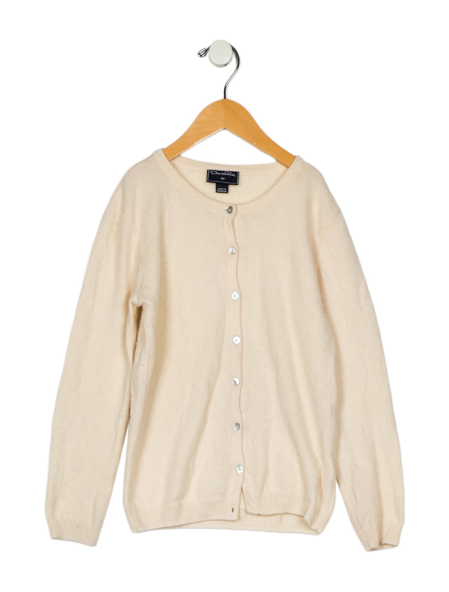 Oscar de la Renta Girls' Cashmere Cardigan