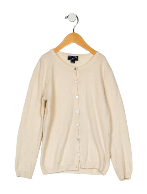 Oscar de la Renta Girls' Cashmere Cardigan
